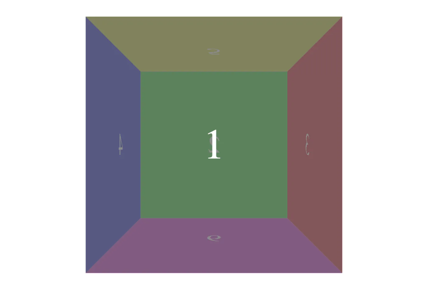 拖动旋转的 3D 骰子效果